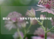 雷比分🌈探索电子竞技的未来趋势与潜力