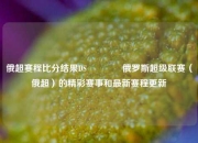 俄超赛程比分结果DS🏐俄罗斯超级联赛（俄超）的精彩赛事和最新赛程更新