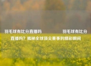 羽毛球有比分直播吗🎖️羽毛球有比分直播吗？揭秘全球顶尖赛事的精彩瞬间