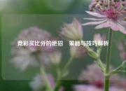 竞彩买比分的绝招⚽策略与技巧解析