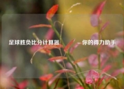 足球胜负比分计算器🥎你的得力助手