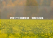 足球比分网球探网⚾探网新视角