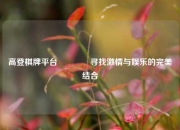 高登棋牌平台🏅寻找激情与娱乐的完美结合