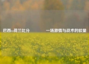 巴西vs荷兰比分🏀一场激情与战术的较量