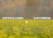 欧罗巴杯比分结果Ds👈比拼与荣耀的盛宴