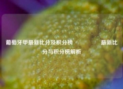 葡萄牙甲最新比分及积分榜🎖️最新比分与积分榜解析