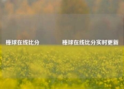 棒球在线比分🏅棒球在线比分实时更新