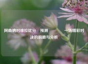 阿森纳对维拉比分⚽预测👍一场精彩对决的前瞻与分析
