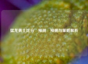 猛龙勇士比分⚽预测⚽预测与策略解析