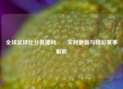 全球足球比分直播网✌️实时更新与精彩赛事解析