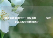 足球比分直播即时比分球探体育🥉实时更新与专业视角的结合