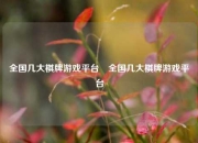 全国几大棋牌游戏平台⚽全国几大棋牌游戏平台