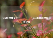 2010世界杯全比分🎖️2010年南非世界杯全比分