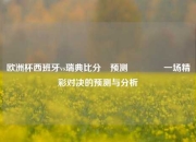 欧洲杯西班牙vs瑞典比分⚽预测🥈一场精彩对决的预测与分析