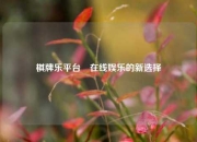 棋牌乐平台⚽在线娱乐的新选择