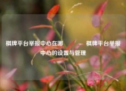 棋牌平台举报中心在哪🏆棋牌平台举报中心的设置与管理