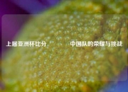 上届亚洲杯比分🥇中国队的荣耀与挑战