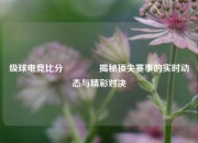 级球电竞比分👉揭秘顶尖赛事的实时动态与精彩对决