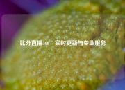 比分直播360⚽实时更新与专业服务