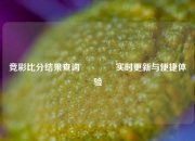 竞彩比分结果查询👉实时更新与便捷体验