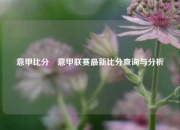 意甲比分⚽意甲联赛最新比分查询与分析