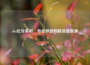 cba比分实时⚽专业球迷的首选信息源