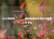 比分预测网🥎揭秘精准的未来足球赛事分析平台