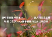 意甲赛程比分结果2021🥎意大利国家足球联赛（意甲）2021赛季赛程与比分结果回顾