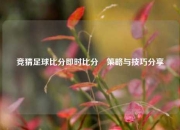 竞猜足球比分即时比分⚽策略与技巧分享