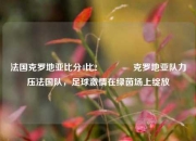 法国克罗地亚比分4比2🥇克罗地亚队力压法国队，足球激情在绿茵场上绽放