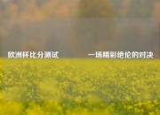 欧洲杯比分测试🏀一场精彩绝伦的对决