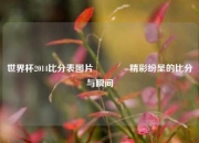 世界杯2014比分表图片🏆精彩纷呈的比分与瞬间