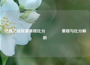 巴西乙组联赛赛程比分🌈赛程与比分解析