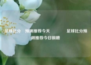 足球比分⚽预测推荐今天🏆足球比分预测推荐今日前瞻