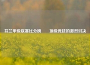 芬兰甲级联赛比分榜✌️顶级竞技的激烈对决