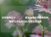 足球指数比分👈精准预测足球赛事胜败，揭秘足球指数与比分背后的玄机