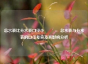 总水表比分水表口径小🥈总水表与分水表的口径差异及其影响分析