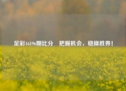 足彩16196期比分⚾把握机会，稳操胜券！