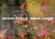 竞彩足球比分预测专家⚽洞察未来，引领趋势