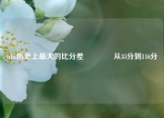 nba历史上最大的比分差🥈从35分到116分
