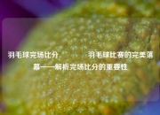 羽毛球完场比分🏐羽毛球比赛的完美落幕——解析完场比分的重要性