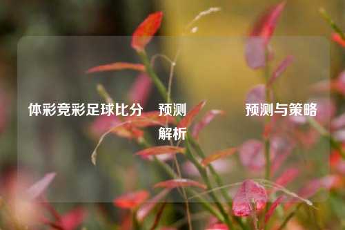 体彩竞彩足球比分⚽预测🥇预测与策略解析