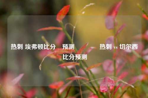 热刺 埃弗顿比分⚽预测🌈热刺 vs 切尔西 比分预测