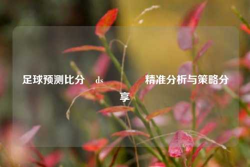 足球预测比分⚽ds👈精准分析与策略分享