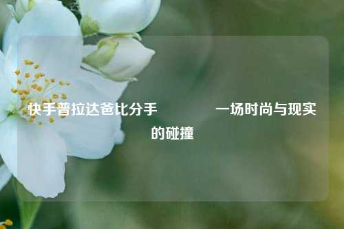 快手普拉达爸比分手🥉一场时尚与现实的碰撞