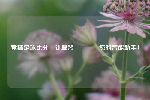 竞猜足球比分⚽计算器🏆您的智能助手！