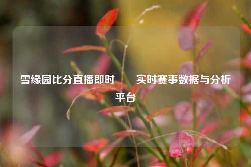 雪缘园比分直播即时✌️实时赛事数据与分析平台