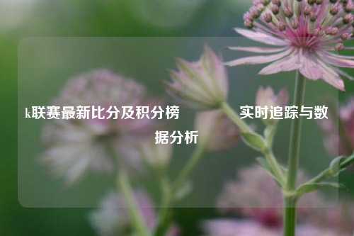 k联赛最新比分及积分榜🏐实时追踪与数据分析