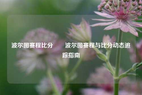 波尔图赛程比分✌️波尔图赛程与比分动态追踪指南