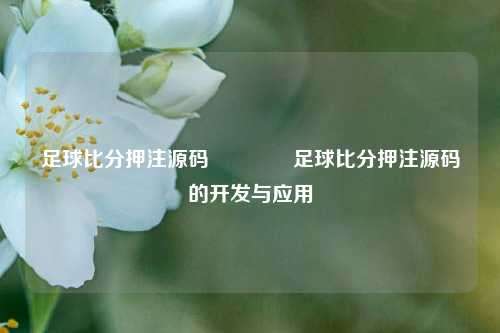 足球比分押注源码🏅足球比分押注源码的开发与应用